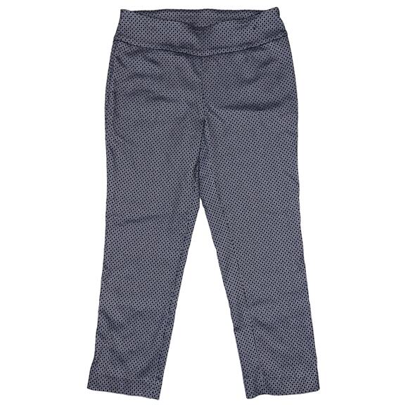 New Directions Pull On Grey & Blue Pants 10P - Picture 1 of 5